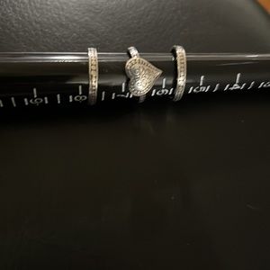 Brighton Ophelia  set of three rings necklace.